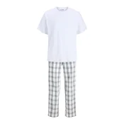 JACK & JONES Obleka za doma JACLUCA siva/črna/bela