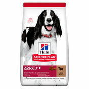 Hills Science Plan Adult 1-6 Medium s janjetinom i rižom - 14 + 4 kg gratis!