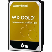 Western Digital Hard disk Interni 3.5” - 6TB WD Gold - WD6003FRYZ - SATA 6 Gb/s, 256MB, 7200rpm