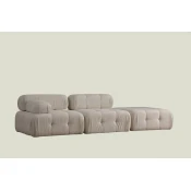 Atelier del Sofa L1 O1 1R Pouffe Doblo Sofa, 3 Sedišta, Krem