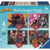 Ravensburger Uganka Marvel: Spider-Man 4v1