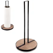 Excellent Houseware Črno kovinsko držalo za papirnate brisače, 32,5 cm