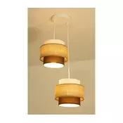 Brilagi - Luster na sajli RESNA 2xE27/60W/230V precnik 30 cm bež/crna