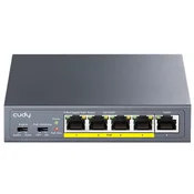 CUDY GS1005P PoE+ 5port Gigabitni switch (LAN02660)