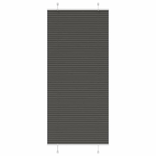 Plisirana roleta crna 100x200 cm širina tkanine 99,4 cm