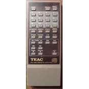 General TEAC RC-454 - compatible General-branded remote control