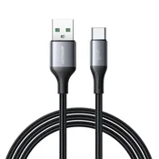 Joyroom S-A28 Kabel USB-A - USB-C 3A, 2m, črn