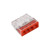 Pawbol Hitri konektor 4x 2,5 mm2 rdeč E.4182T /100 kosov/