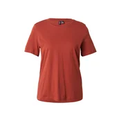 VERO MODA Majica VMPaulina rjasto rdeča