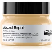 L’Oréal Professionnel Serie Expert Absolut Repair Gold Quinoa + Protein globinsko regeneracijska maska za suhe in poškodovane lase 250 ml