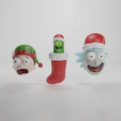 Rick and Morty - Christmas Ornaments 3 Pack