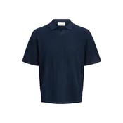 Jack & Jones Plus Pulover JORTYLER  nočno modra