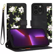 Etui Techsuit FlipCraft za iPhone 13 Pro - flowers of the dawn