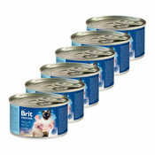BRIT Premium Cat Trout with Liver 6x200 g