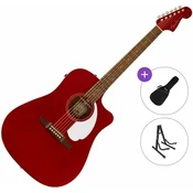 Fender Redondo Player Standard SET Candy Apple Red Elektro-akusticna dreadnought