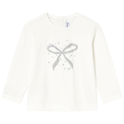 Mayoral Bluza 116 Écru Regular Fit