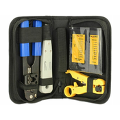 DELOCK Orodje kit 3-delno + mrežni tester Delock 86105