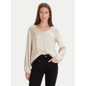 Maryley Bluza 25IB824/18LA Bež Regular Fit
