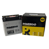 Poweroad akumulator za motor YB9-B • 12V 9Ah • DXŠXV: 135x75x138 • CCA 90 A