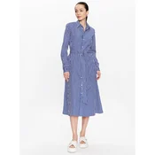 Polo Ralph Lauren Srajčna obleka 211891430001 Mornarsko modra Regular Fit
