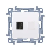 HDMI vtičnica ver. 1.4 (modul), bela, SIMON10