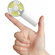 Generic Mini ventilator, baterijski ročni ventilator z baterijo 2000 mAh ali osebni mini ventilator z napajanjem prek USB-ja, 3 hitrosti, izboljšan pretok zraka, tihi žepni ventilator za polnjenje z, (21125940)