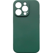 mobilNET silikonski ovitek iPhone 15 Pro, temno zelen (Fiber)