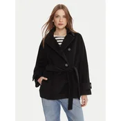Marella Volneni plašč Dovere 2523086112 Črna Regular Fit