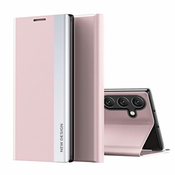 MG Sleep Case Pro knjižni ovitek za Samsung Galaxy S25 Plus, roza