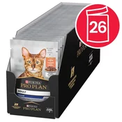 PRO PLAN CAT INDOOR vrečka - Losos v soku 26 x 85 g