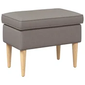 Vidaxl Podnožje Taupe 55 x 35 x 41 cm Poliester