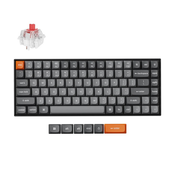 Keychron Keychron K8 Max Brezžična Mehanska Tipkovnica, Bluetooth/2.4 GHz, Bela osvetlitev, Super Red Switch, US Layout, K8M-A1, (21733744)