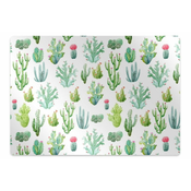 Decormat Podloga za pisarniški stol Small cacti 120x90 cm 15 cm