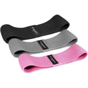 shumee Odporni trakovi iz tkanine Trakovi za vadbo mini trak za jogo fitnes crossfit SET 3 kosov