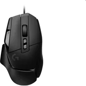 Logitech G502 X - igralna miška, USB, črna
