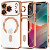 Ovitek Techsuit Luxury Crystal MagSafe za iPhone 17 Pro - oranžen
