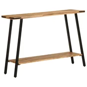 Vidaxl Konzolna mizica 110x30x75 cm trden mangov les