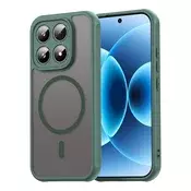 Hibridni ovitek HaloFrost II MagSafe za Xiaomi 17 - green