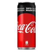 Coca-Cola Zero Gazirani sok, 0.33L