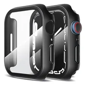 Ovitek z zaščito zaslona Techsuit Defense360 Pro za Apple Watch 7 45mm - črn
