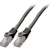 slomart Patchcord RJ45 U/UTP cat. 6 LSZH CCA črn 0.5m