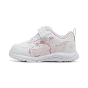 PUMA Fun Racer Scribble Sneakers Toddlers, Shoes, White/Whisp Of Pink/Poised Pink, 22