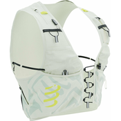 Compressport UltRun S Pack Evo 10 Sugar Swizzle/Ice Flow/Safety Yellow XS Trčanje ruksak