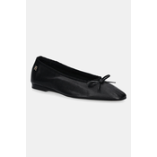 Tommy Hilfiger Balerinke Soft Leather FW0FW08355 Črna