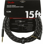 Fender Deluxe Series Instrument Kabel S/A 4,5 m Black Tweed