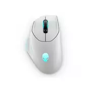 DELL Alienware AW620M Gaming miš, Wireless, Beli