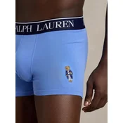 Bokserji Ralph Lauren Trunk Gb 2-Pack White/ Blue XL
