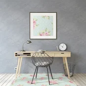 Decormat Podloga za zaščito tal Pink bouquets 120x90 cm 15 cm