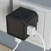 Allocacoc 10896BK/EUACMC Usb cube produžni kabl A+C, crni 3m