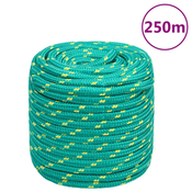shumee Vrv za čoln zelena 16 mm 250 m polipropilen